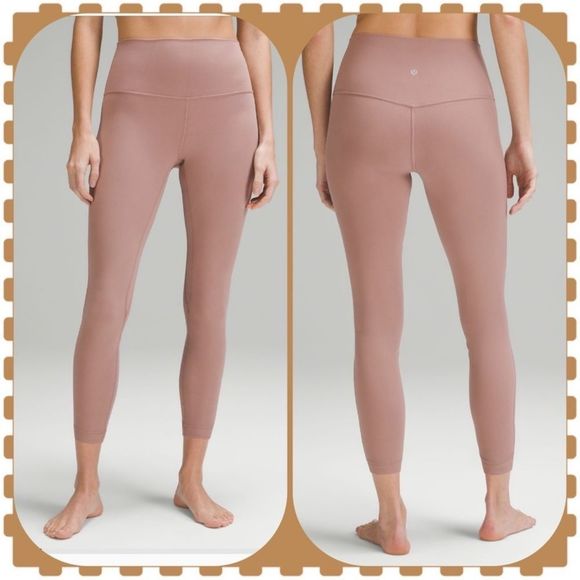 Lululemon Align High-Rise Pant 25" size 4 NWT Twilight Rose - Picture 2 of 5